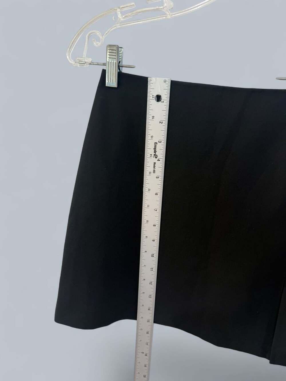 Aritzia Sunday Best Tatiana Skirt Black Mini Skirt with Slit - Picture 10 of 11
